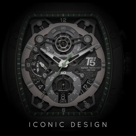 T5 Watch H3857G | Men Stylish Bold Analogue Chronograph