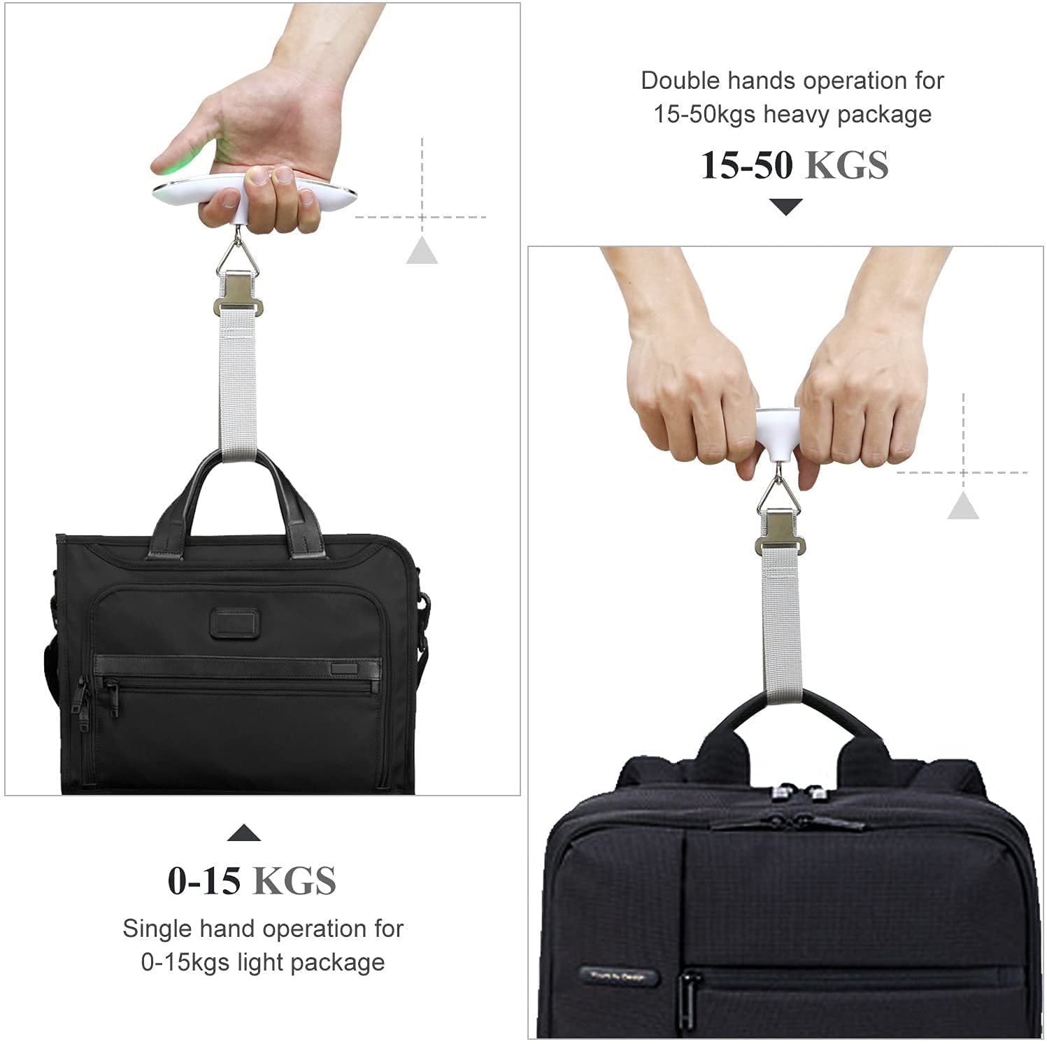 Digital Portable Hanging T shaped Luggage Scale | Luggage Weight Machine