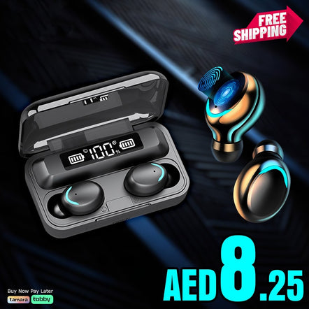 FLASH SALE ⚡ F9-8-TWS Wireless Rechargeable Bluetooth 5.0 Earbuds With Microphone Charging Box