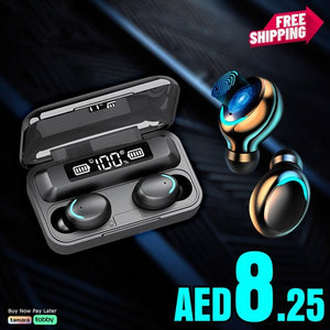 FLASH SALE ⚡ F9-8-TWS Wireless Rechargeable Bluetooth 5.0 Earbuds With Microphone Charging Box