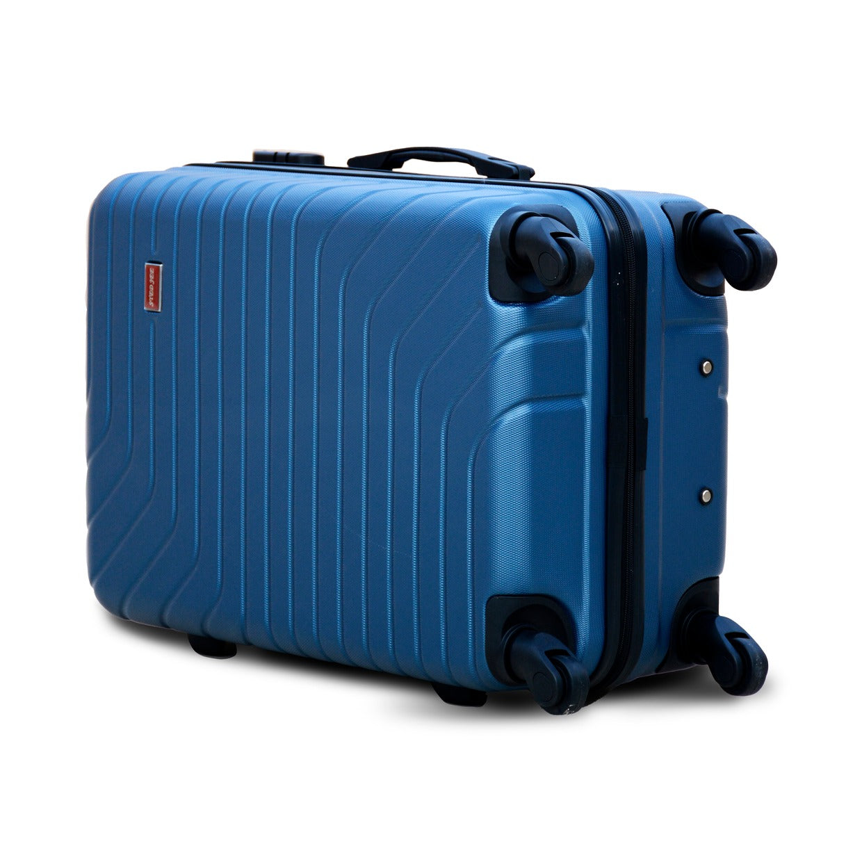 24" Blue Colour SJ ABS Luggage Lightweight Hard Case Trolley Bag | 2 Year Warranty