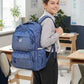 Cute Teddy Print Backpack Bag, Lightweight Water-Resistant with Multiple Compartments, Adjustable Padded Straps, Travel Daypack for School, College & Daily Use