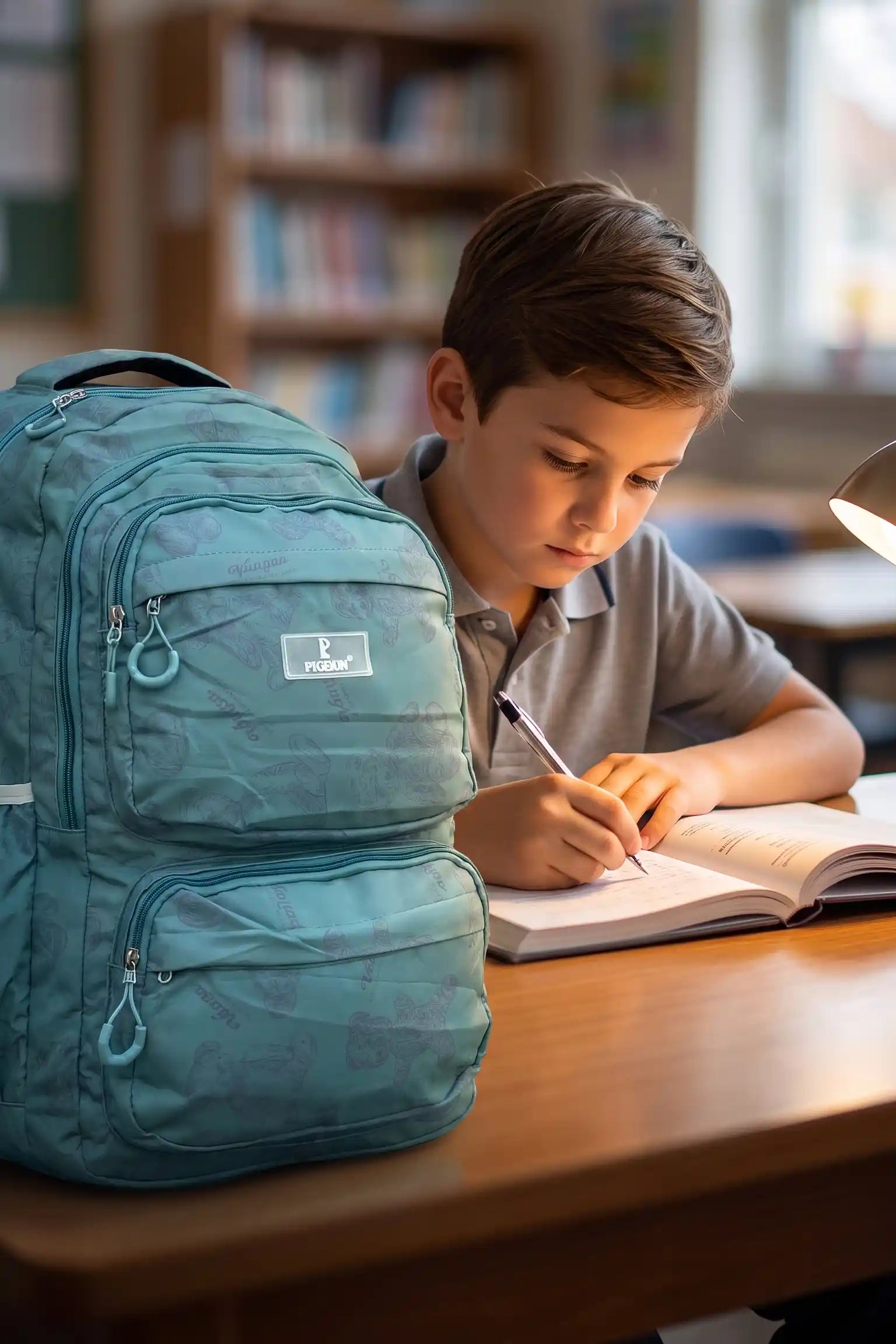 Cute Teddy Print Backpack Bag, Lightweight Water-Resistant with Multiple Compartments, Adjustable Padded Straps, Travel Daypack for School, College & Daily Use