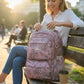 Cute Teddy Print Backpack Bag, Lightweight Water-Resistant with Multiple Compartments, Adjustable Padded Straps, Travel Daypack for School, College & Daily Use