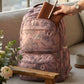 Cute Teddy Print Backpack Bag, Lightweight Water-Resistant with Multiple Compartments, Adjustable Padded Straps, Travel Daypack for School, College & Daily Use