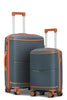 Textured 2 Pcs Set Hardside Unbreakable PP Luggage | 20 Inch Carry-On & 24 Inch Checked Suitcase Combo