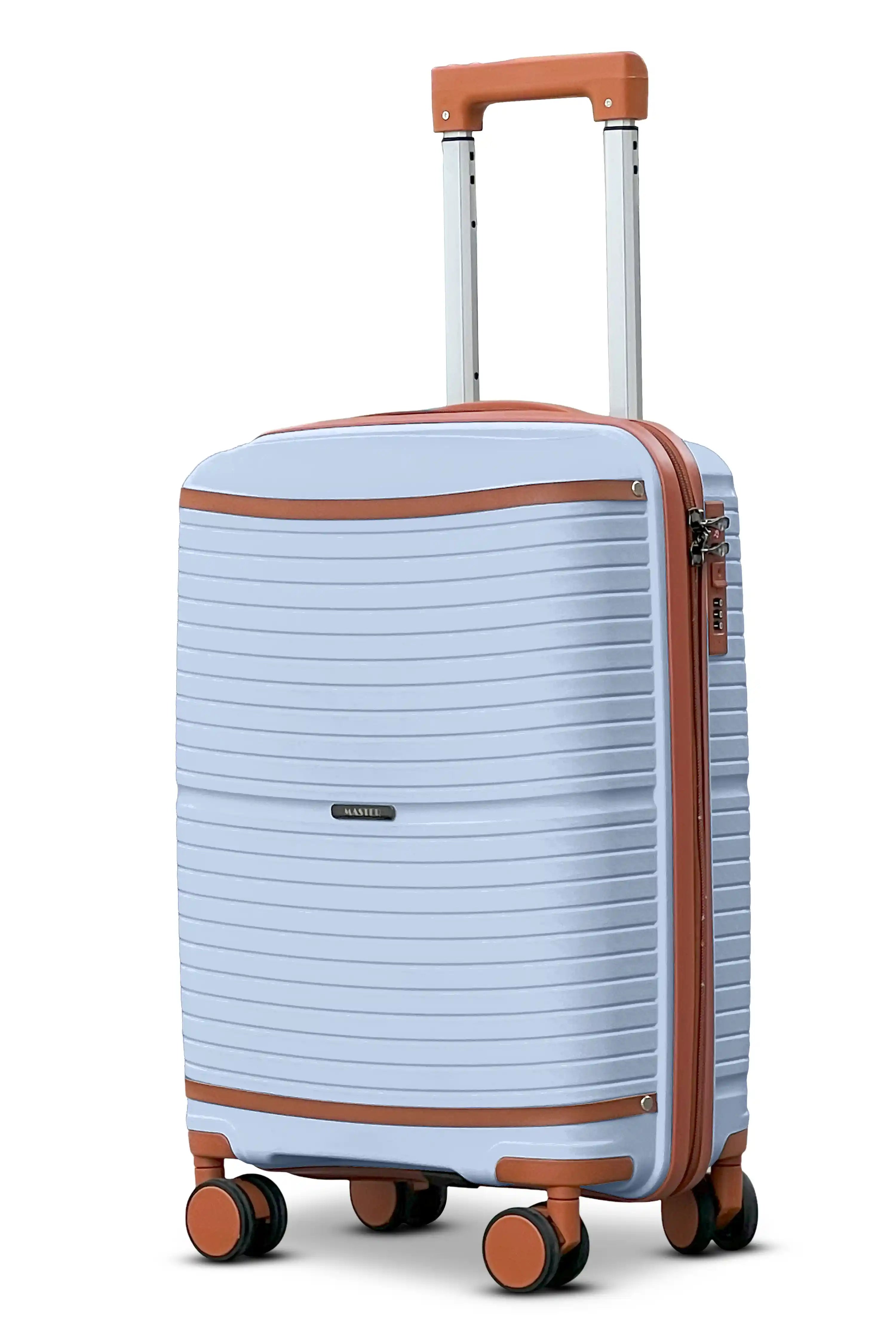 Textured PP Expandable Hard Side Luggage Set | Unbreakable Polypropylene Suitcase with Spinner Wheels