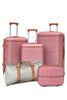 Textured PP Expandable Hard Side Luggage Set | Unbreakable Polypropylene Suitcase with Spinner Wheels