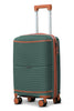 Textured Cabin Size 20 Inch Hard Side Luggage Unbreakable PP Suitcase with Spinner Wheels