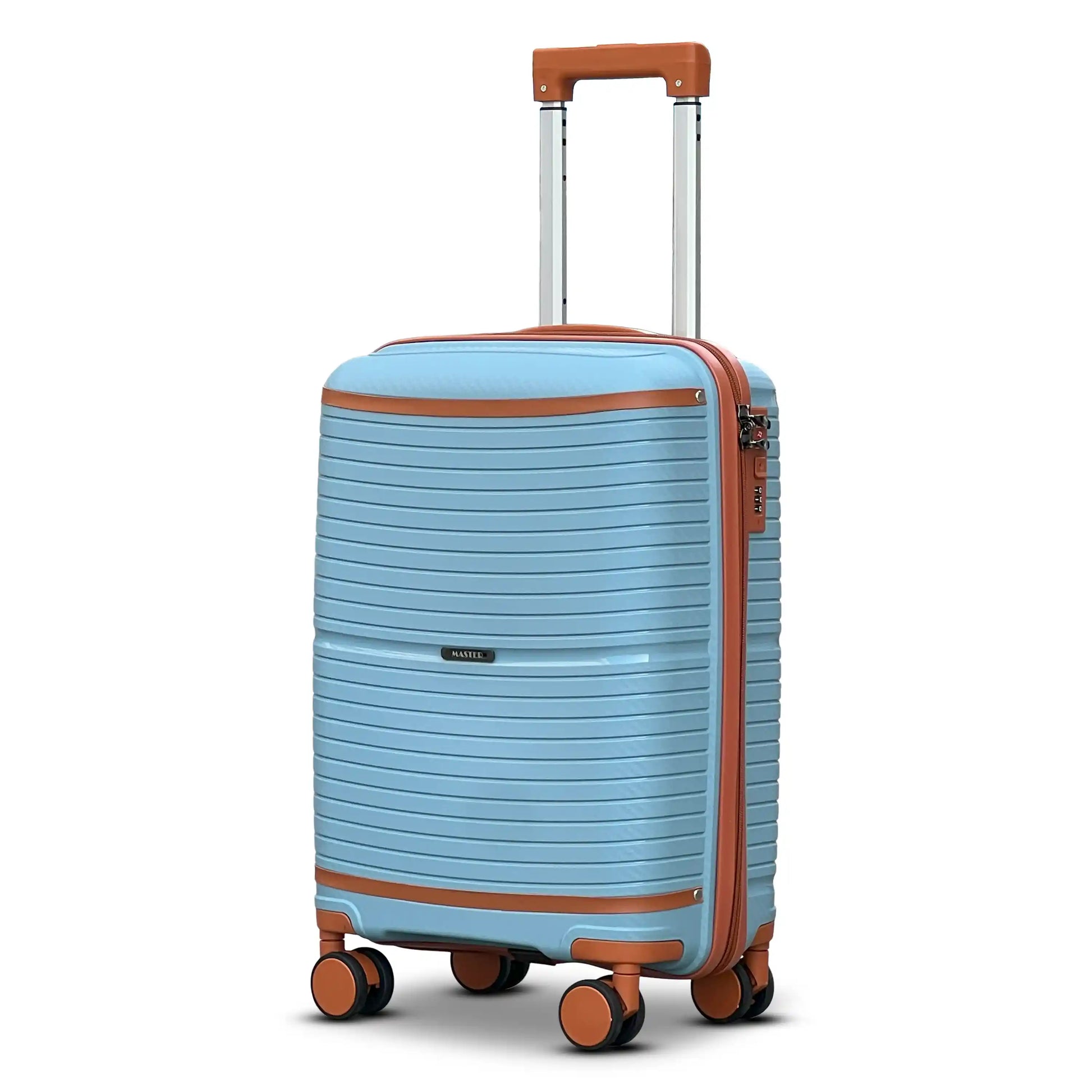 Textured_pp_Luggage_10kg_L blue