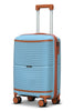 Textured Cabin Size Hard Side Luggage Unbreakable PP Suitcase with Spinner Wheels