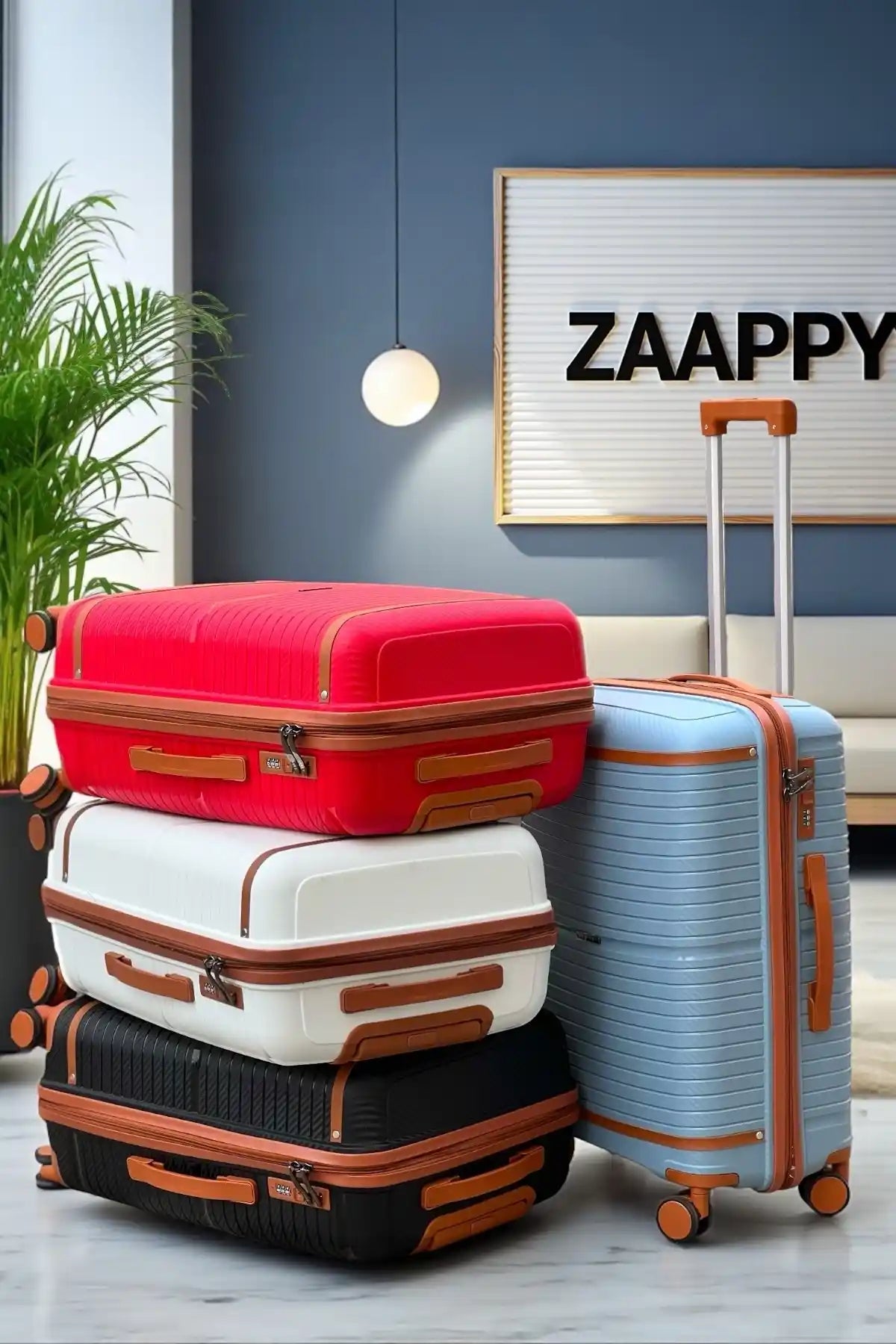Textured Rigid Suitcase Large Hard Side 28 Inch Luggage Unbreakable PP Suitcase with Spinner ...