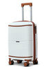 20 Inch Textured PP Cabin Size Expandable Luggage | Unbreakable Polypropylene Suitcase with Spinner Wheels