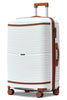 28 Inch Textured PP Expandable Large Size Check In Luggage | Unbreakable Polypropylene Suitcase with Spinner Wheels