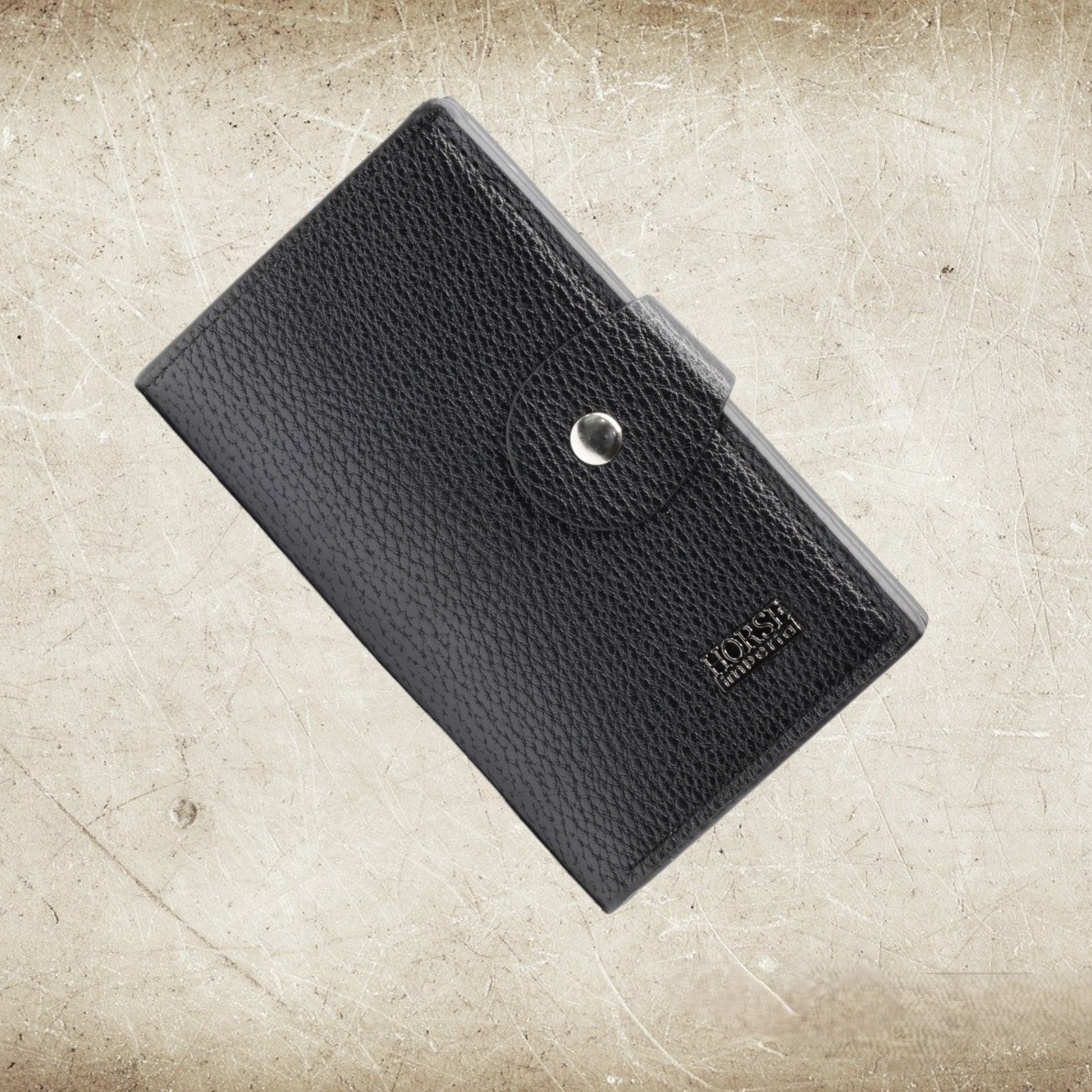 Thin PU Leather Credit Card Holder Button Wallet Long Multi Card Slot Coin Purse