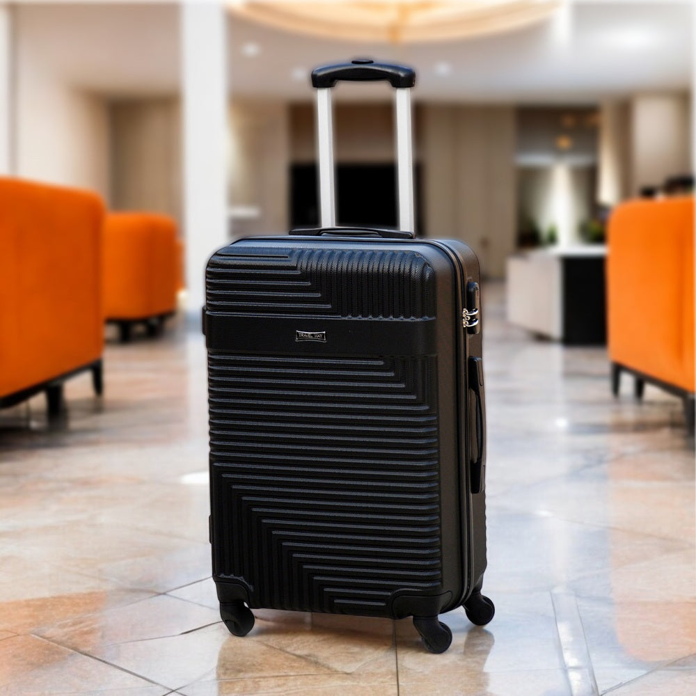 Travel Way ABS Luggage Set | Lightweight Hard Case with Spinner Wheels | Durable Trolley Bags | 3 Piece Set 20, 24 and 28 inches