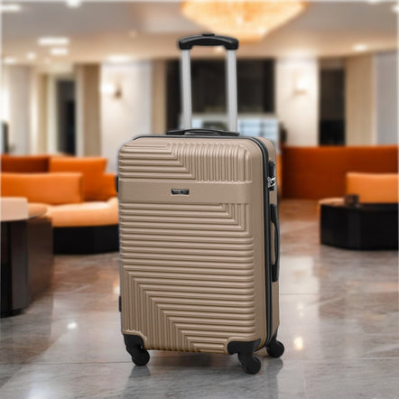Travel Way ABS Luggage Set | Lightweight Hard Case with Spinner Wheels | Durable Trolley Bags | 3 Piece Set 20, 24 and 28 inches