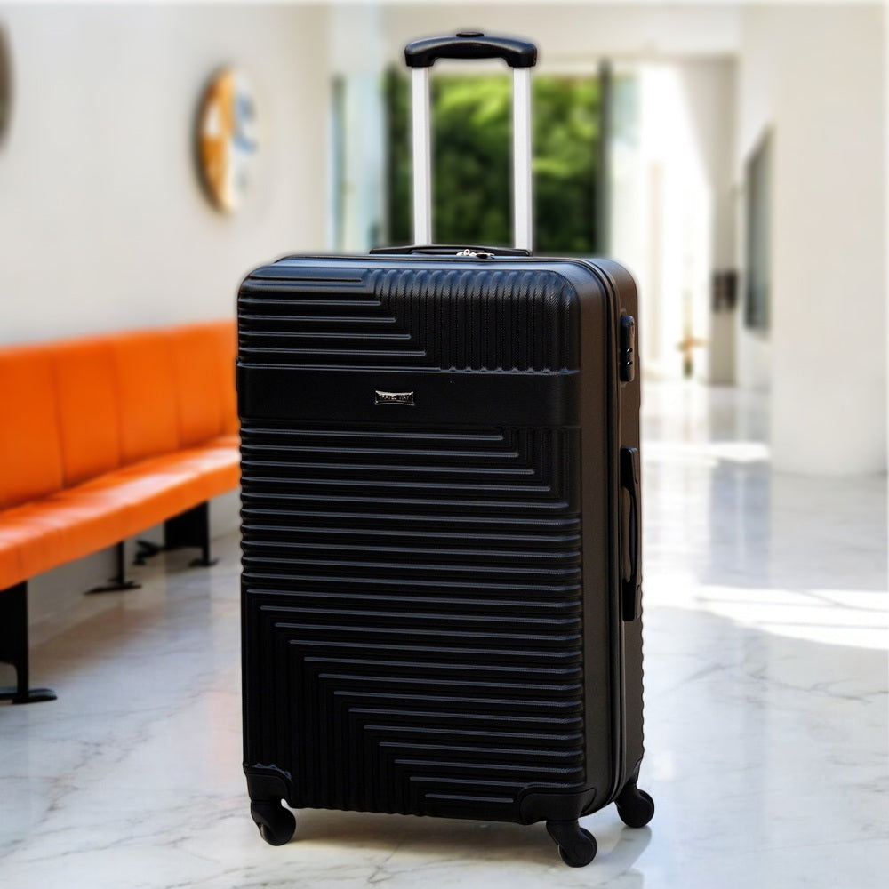 Travel Way ABS Luggage Set | Lightweight Hard Case with Spinner Wheels | Durable Trolley Bags | 3 Piece Set 20, 24 and 28 inches