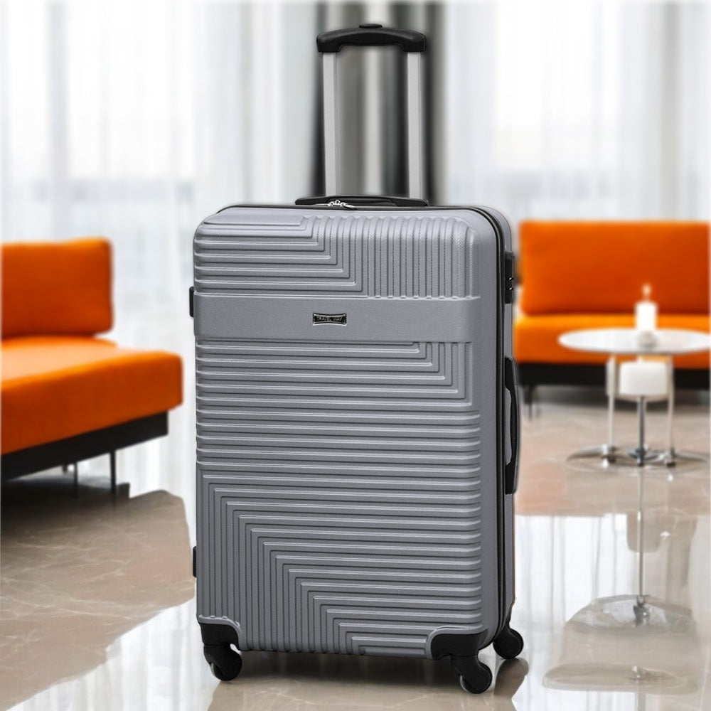 Travel Way ABS Luggage Set | Lightweight Hard Case with Spinner Wheels | Durable Trolley Bags | 3 Piece Set 20, 24 and 28 inches