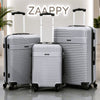 Travel Way ABS Luggage Set | Lightweight Hard Case with Spinner Wheels | Durable Trolley Bags | 3 Piece Set 20, 24 and 28 inches