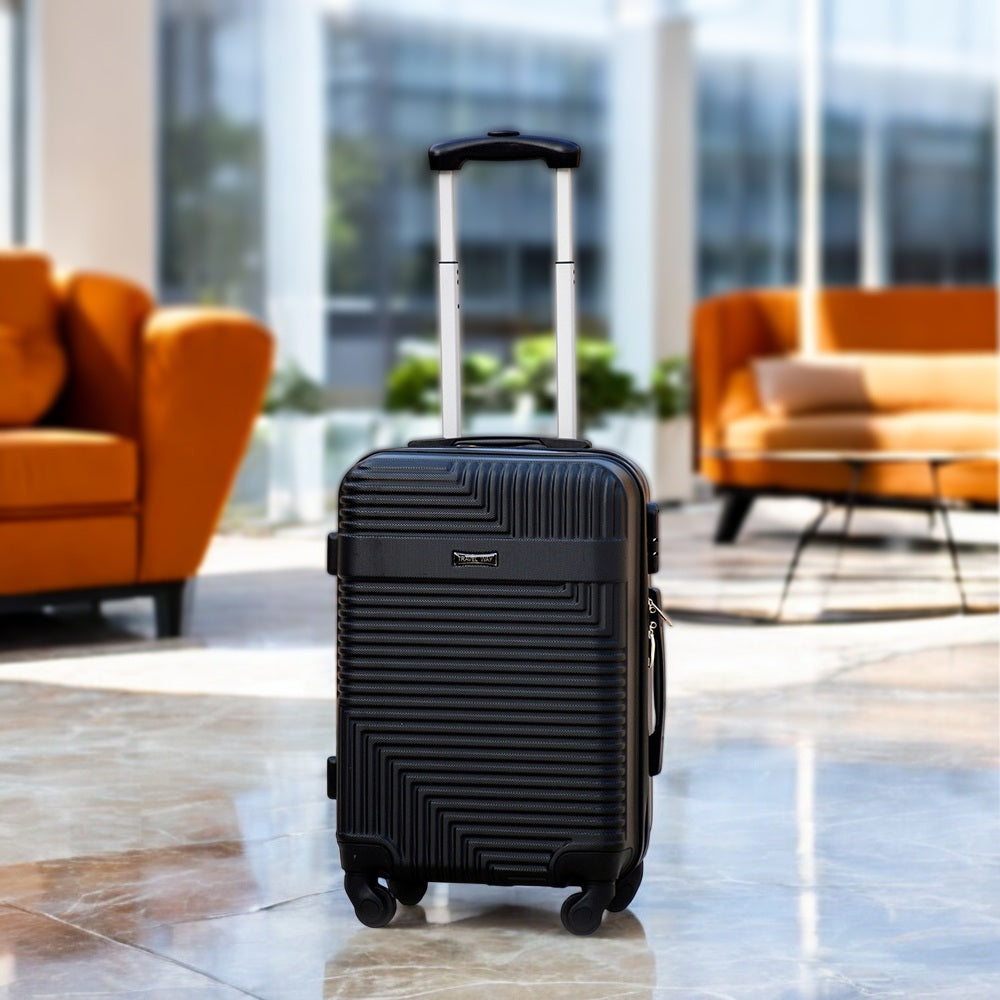Travel Way ABS Luggage Set | Lightweight Hard Case with Spinner Wheels | Durable Trolley Bags | 3 Piece Set 20, 24 and 28 inches