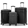 Travel Way ABS Luggage Set | Lightweight Hard Case with Spinner Wheels | Durable Trolley Bags | 3 Piece Set 20, 24 and 28 inches