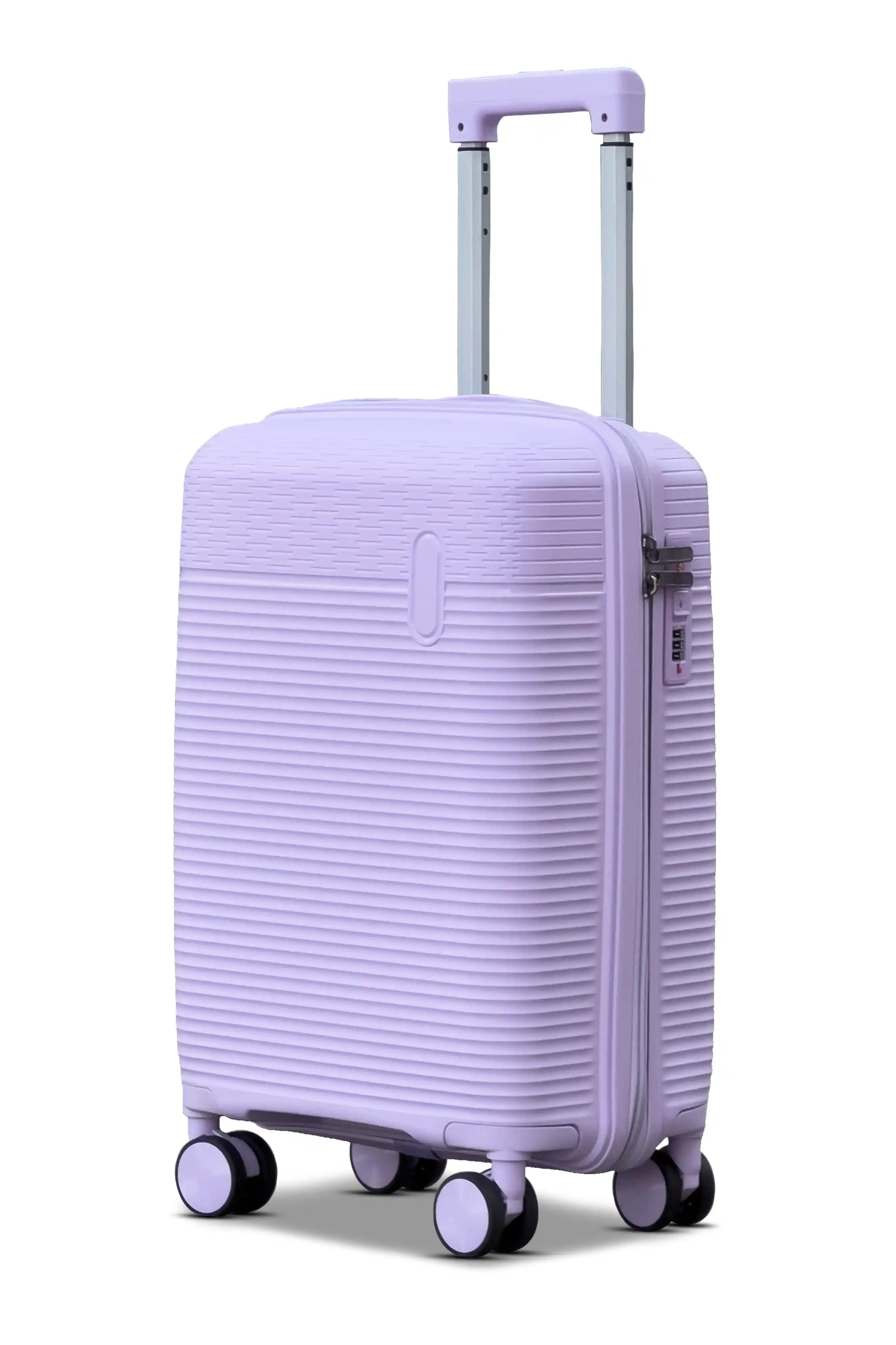 Travel Way PP Line Pro Unbreakable Lightweight 3 Pcs Set (20/24/28 Inch) Hard Shell Luggage Bag With Combination Lock And Telescopic Handle