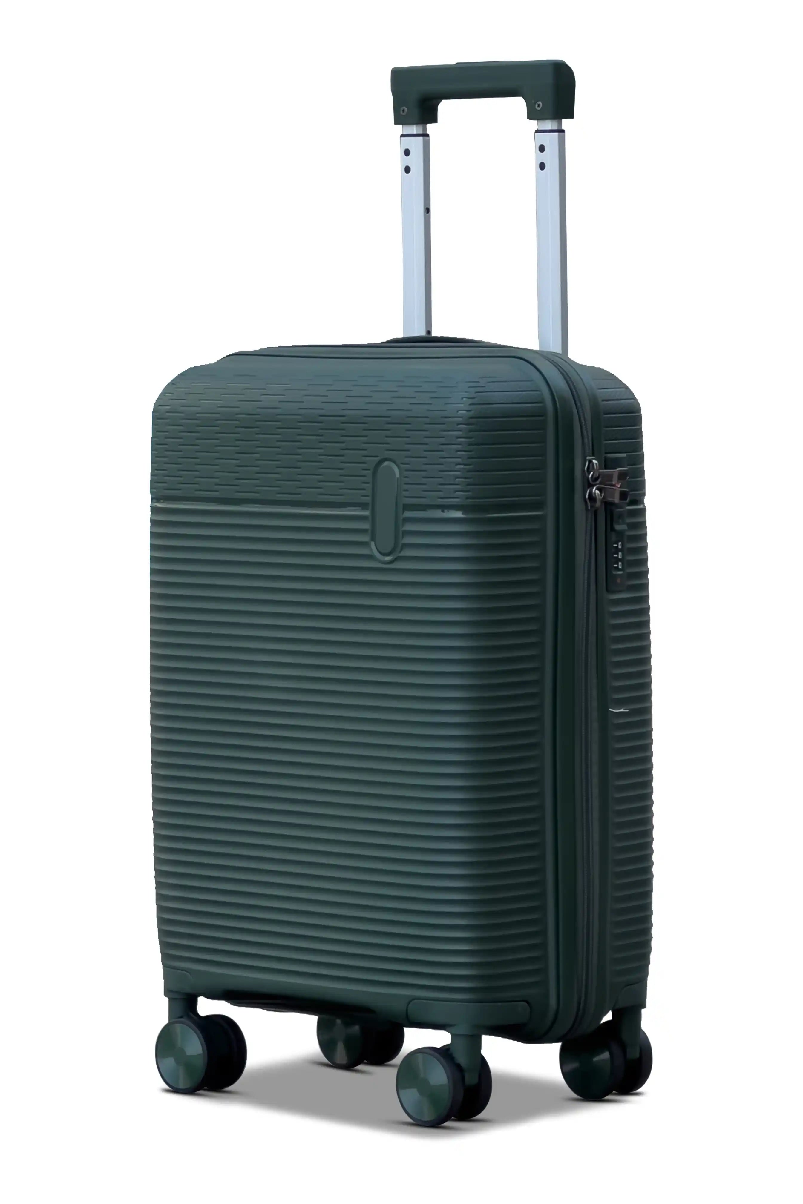 Travel Way PP Line Pro Unbreakable Lightweight 3 Pcs Set (20/24/28 Inch) Hard Shell Luggage Bag With Combination Lock And Telescopic Handle
