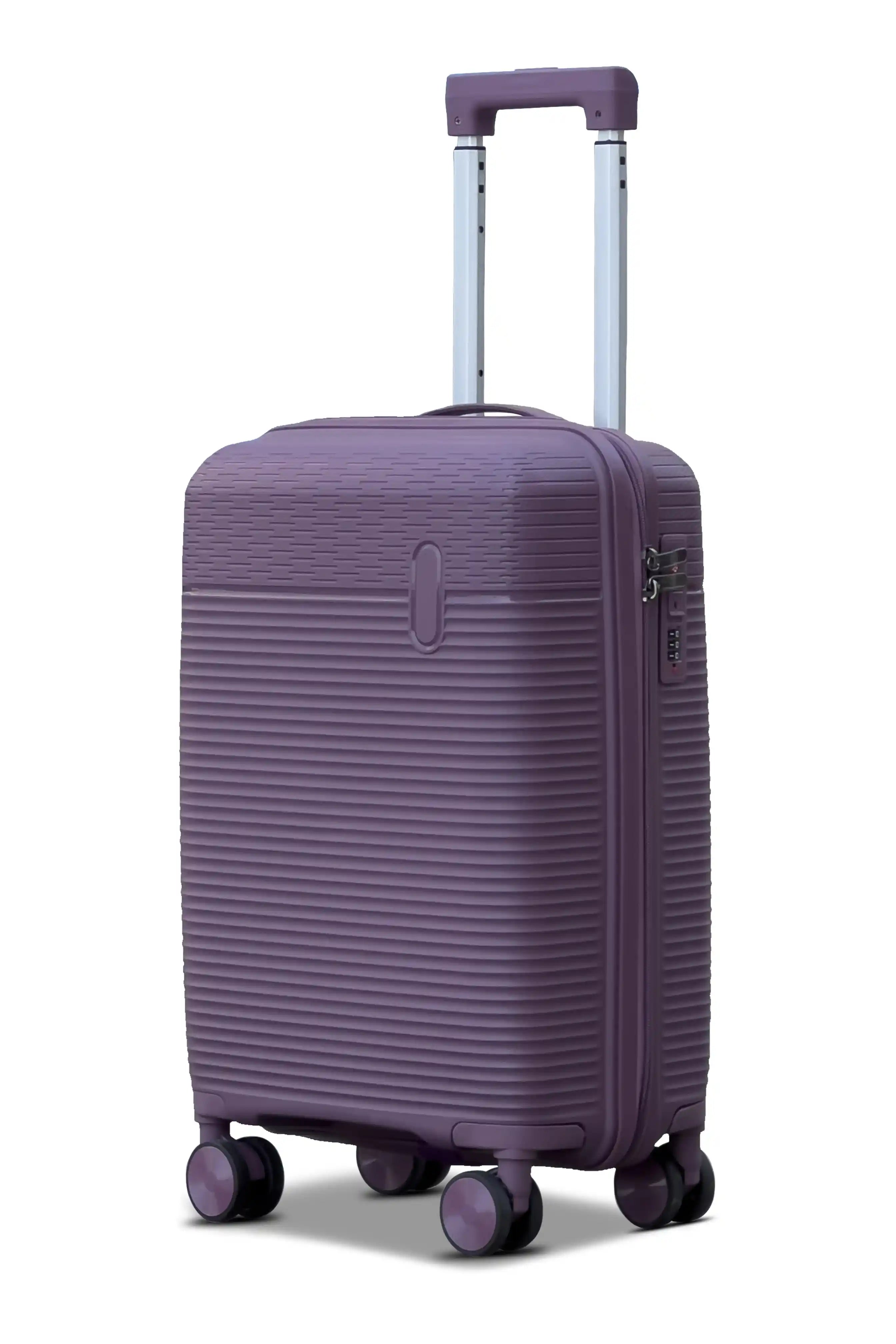 Travel Way PP Line Pro Unbreakable Lightweight 3 Pcs Set (20/24/28 Inch) Hard Shell Luggage Bag With Combination Lock And Telescopic Handle