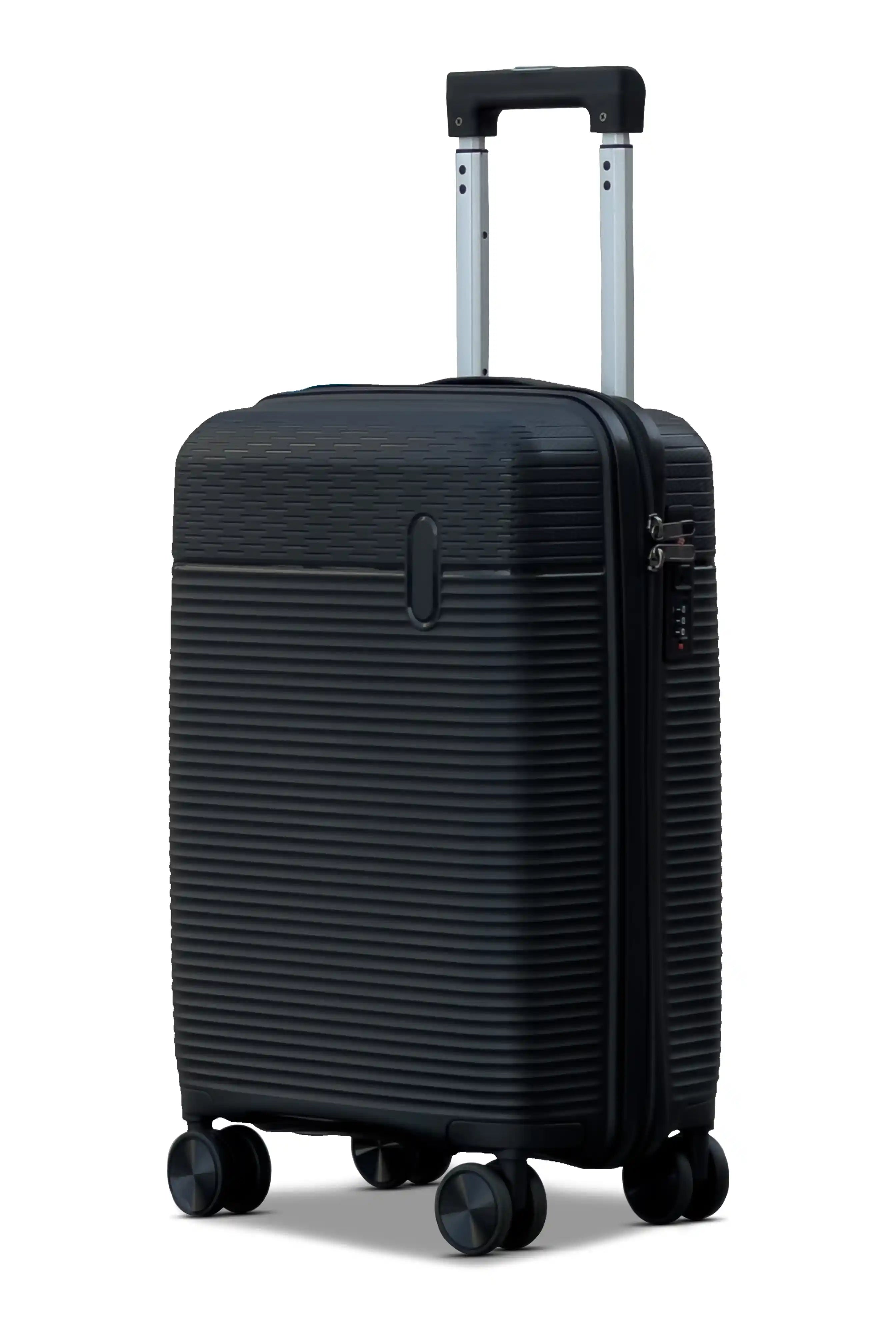 Travel Way PP Line Pro Unbreakable Lightweight 3 Pcs Set (20/24/28 Inch) Hard Shell Luggage Bag With Combination Lock And Telescopic Handle