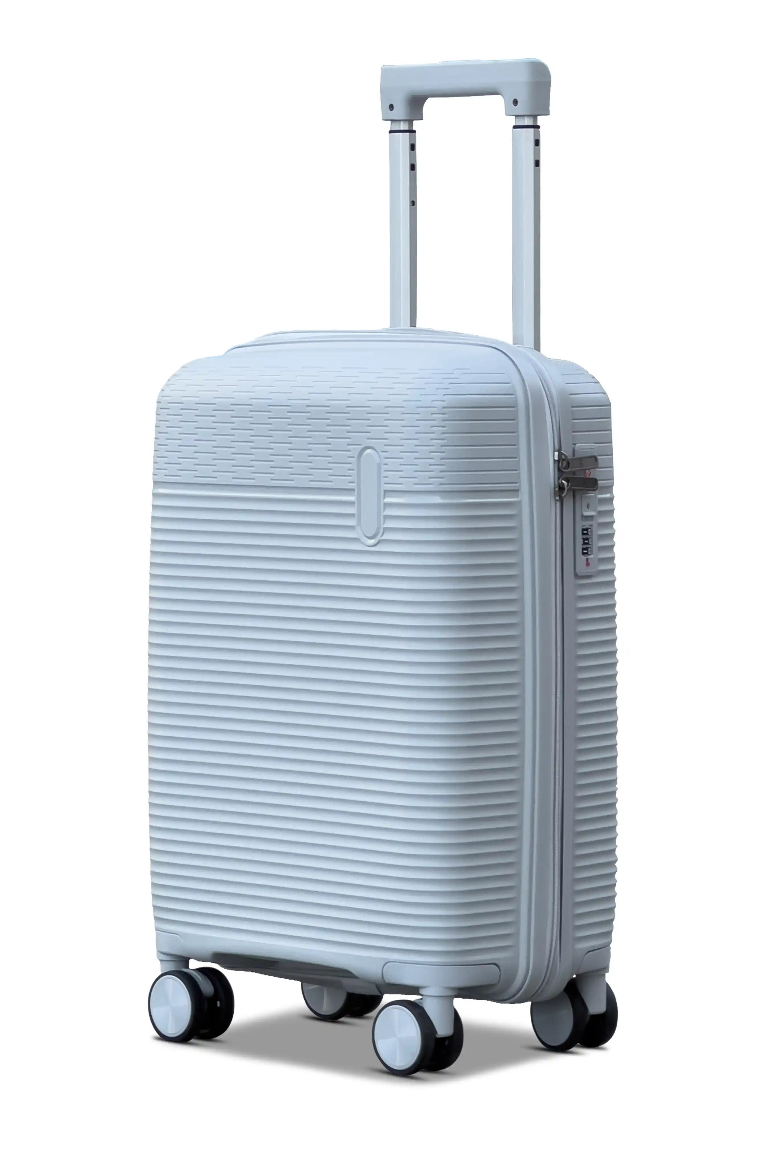Travel Way PP Line Pro Unbreakable Lightweight 3 Pcs Set (20/24/28 Inch) Hard Shell Luggage Bag With Combination Lock And Telescopic Handle