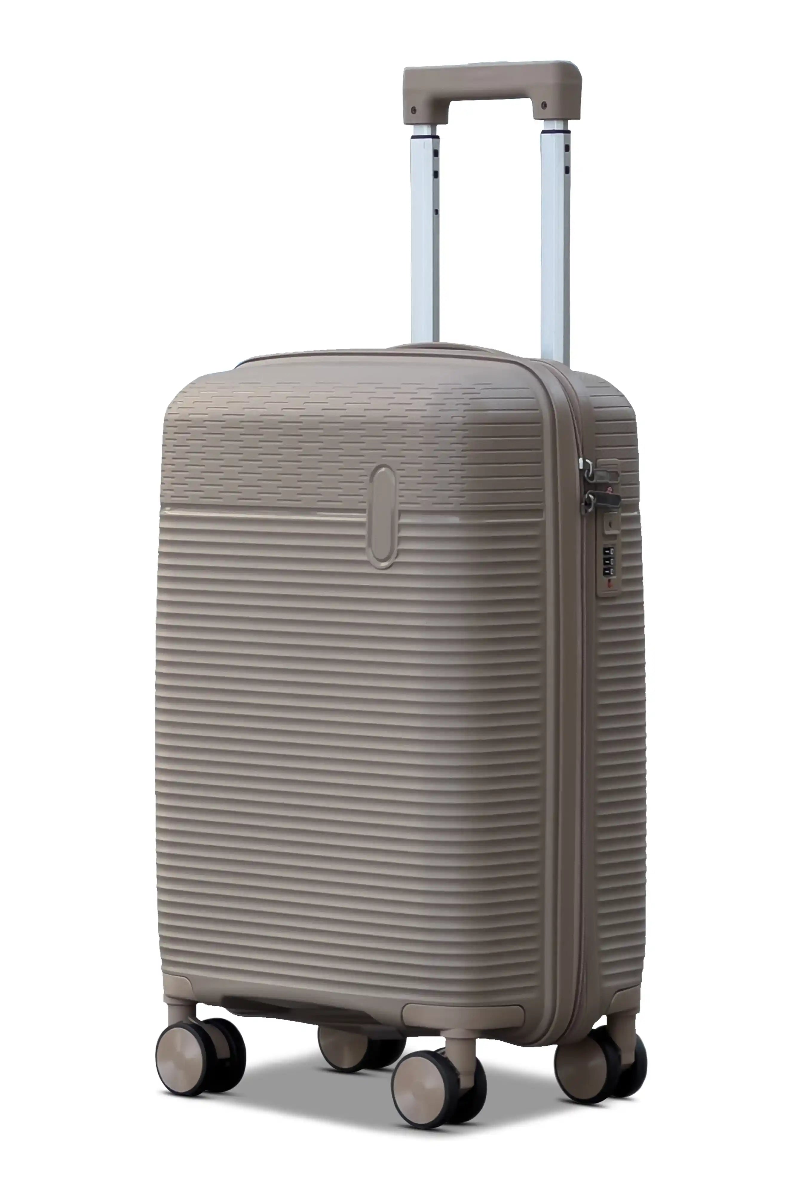 Travel Way PP Line Pro Unbreakable Lightweight 3 Pcs Set (20/24/28 Inch) Hard Shell Luggage Bag With Combination Lock And Telescopic Handle