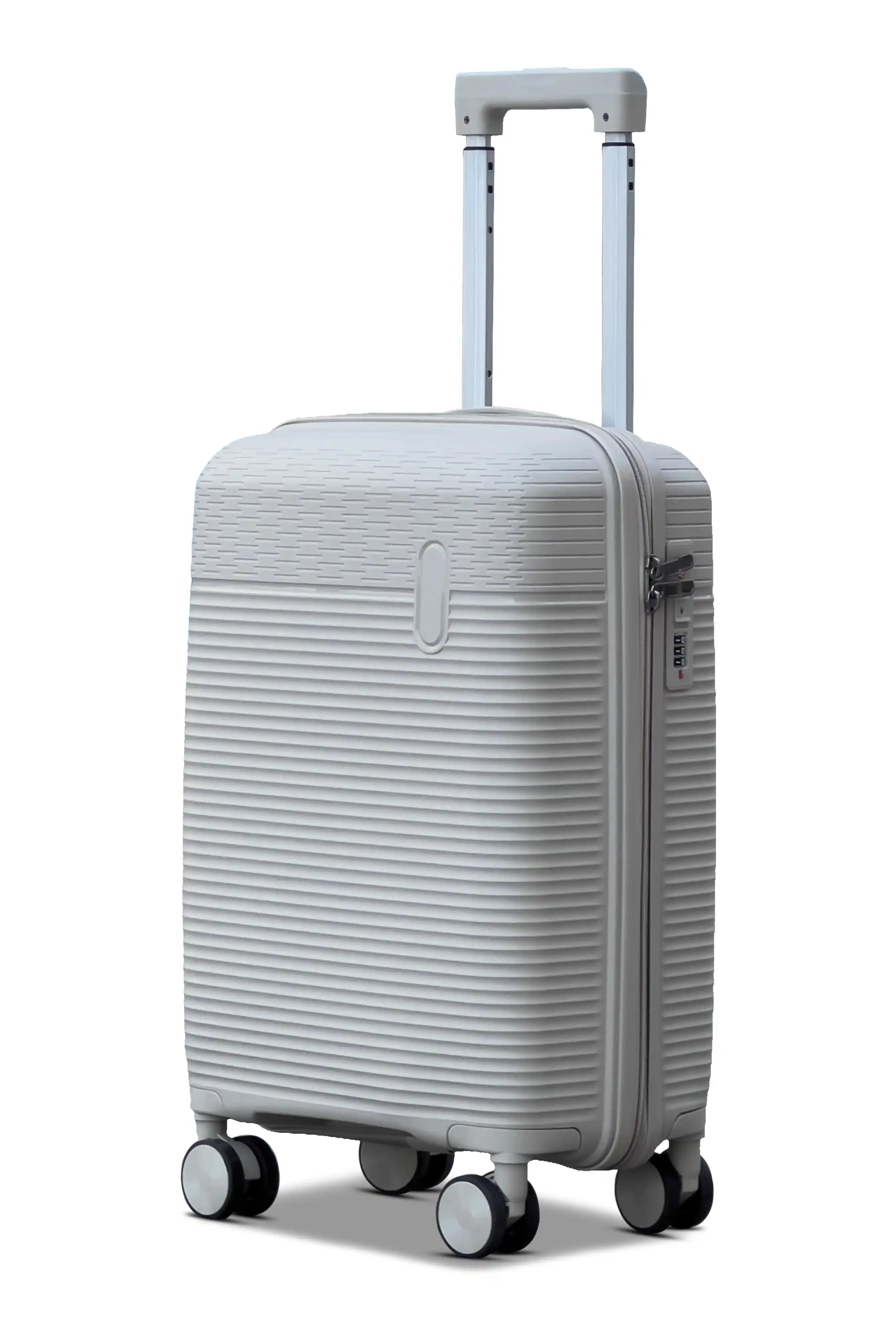 Travel Way PP Line Pro Unbreakable Lightweight 3 Pcs Set (20/24/28 Inch) Hard Shell Luggage Bag With Combination Lock And Telescopic Handle
