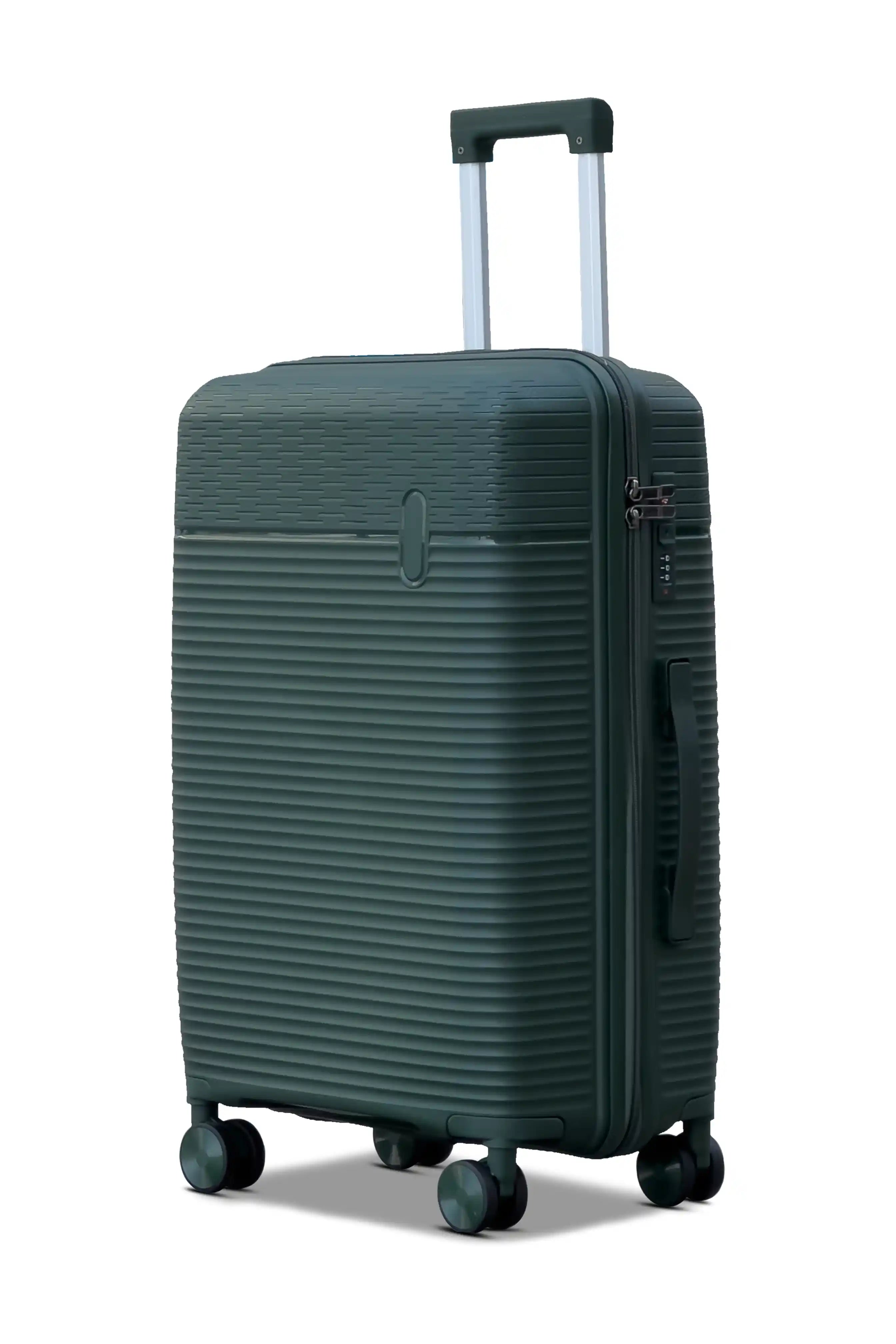 Travel Way PP Line Pro Unbreakable Lightweight 3 Pcs Set (20/24/28 Inch) Hard Shell Luggage Bag With Combination Lock And Telescopic Handle