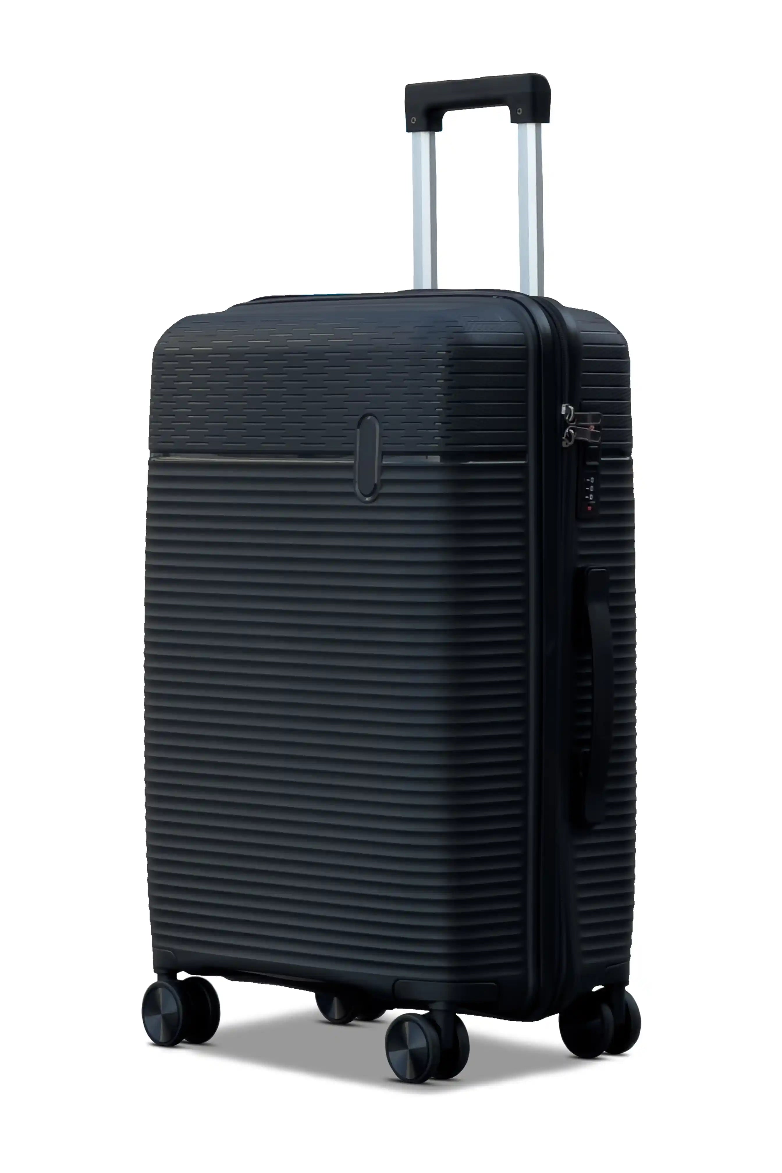 Travel Way PP Line Pro Unbreakable Lightweight 3 Pcs Set (20/24/28 Inch) Hard Shell Luggage Bag With Combination Lock And Telescopic Handle