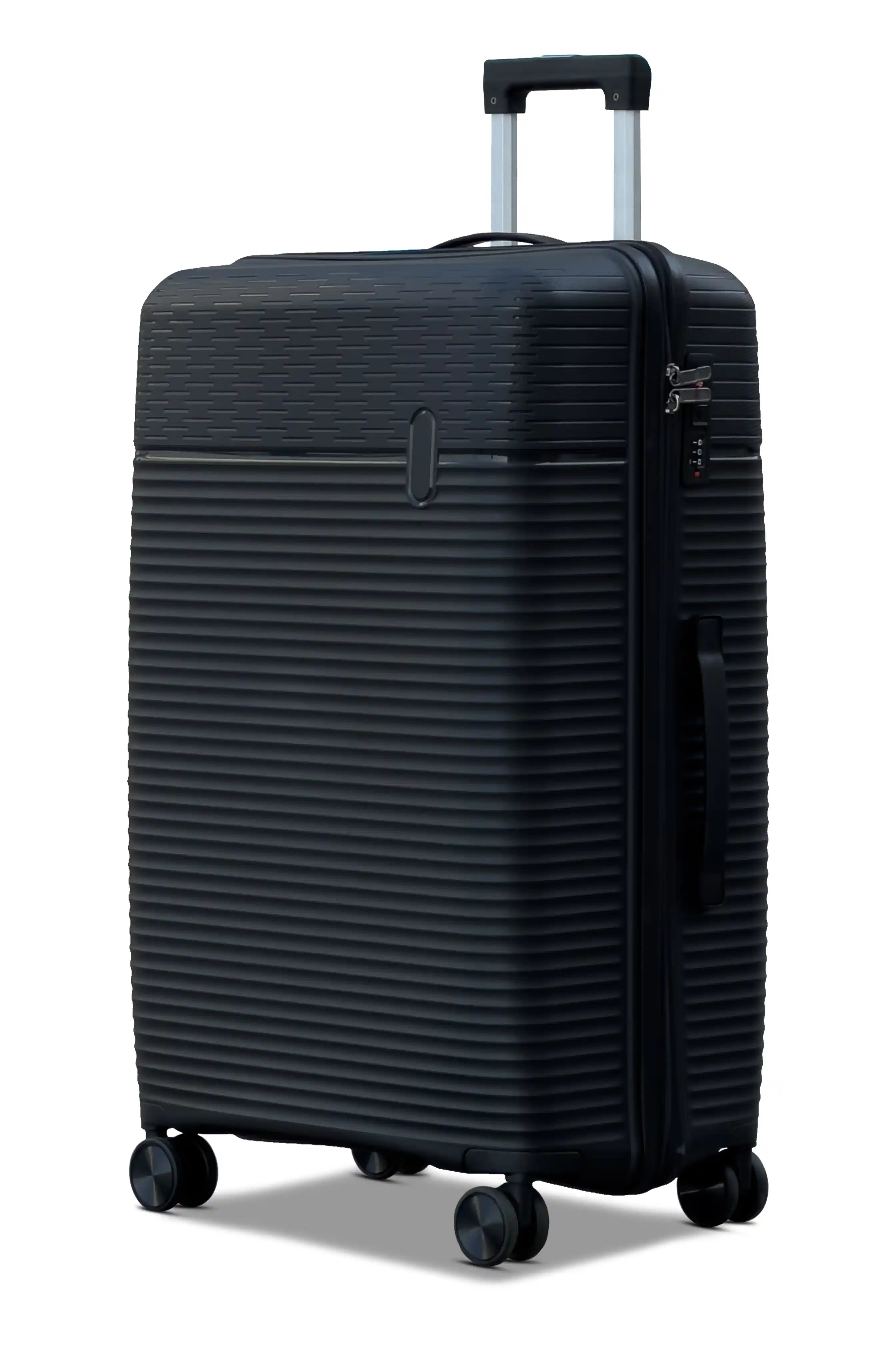 Travel Way PP Line Pro Unbreakable Lightweight 3 Pcs Set (20/24/28 Inch) Hard Shell Luggage Bag With Combination Lock And Telescopic Handle