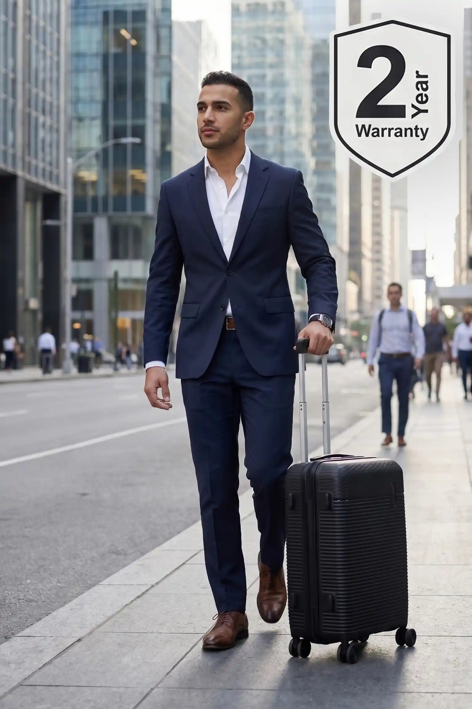 Travel Way PP Line Pro Unbreakable Lightweight 3 Pcs Set (20/24/28 Inch) Hard Shell Luggage Bag With Combination Lock And Telescopic Handle