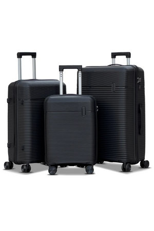 Travel Way PP Line Pro Unbreakable Lightweight 3 Pcs Set (20/24/28 Inch) Hard Shell Luggage Bag With Combination Lock And Telescopic Handle
