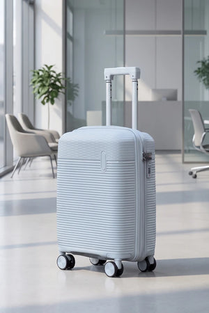 20 Inch Cabin Size Carry On Travel Way PP Line Pro Unbreakable Lightweight Hard Shell Luggage Bag With Combination Lock And Telescopic Handle