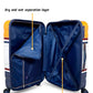 Travelus Printed Hard Shell PC Lightweight 3 PCS Luggage with spacious interior