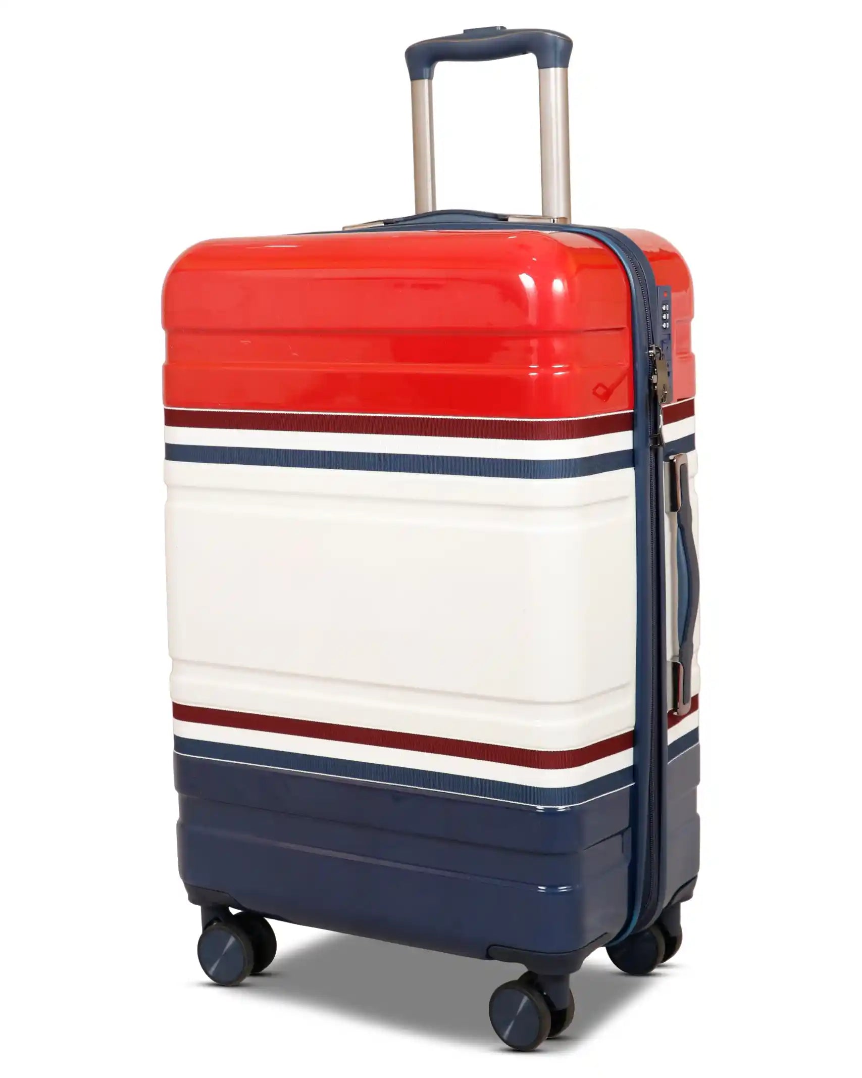 Travelus Printed Hard Shell PC Lightweight 3 Pcs Luggage Set in Multicolours | 20,24,28 Inches