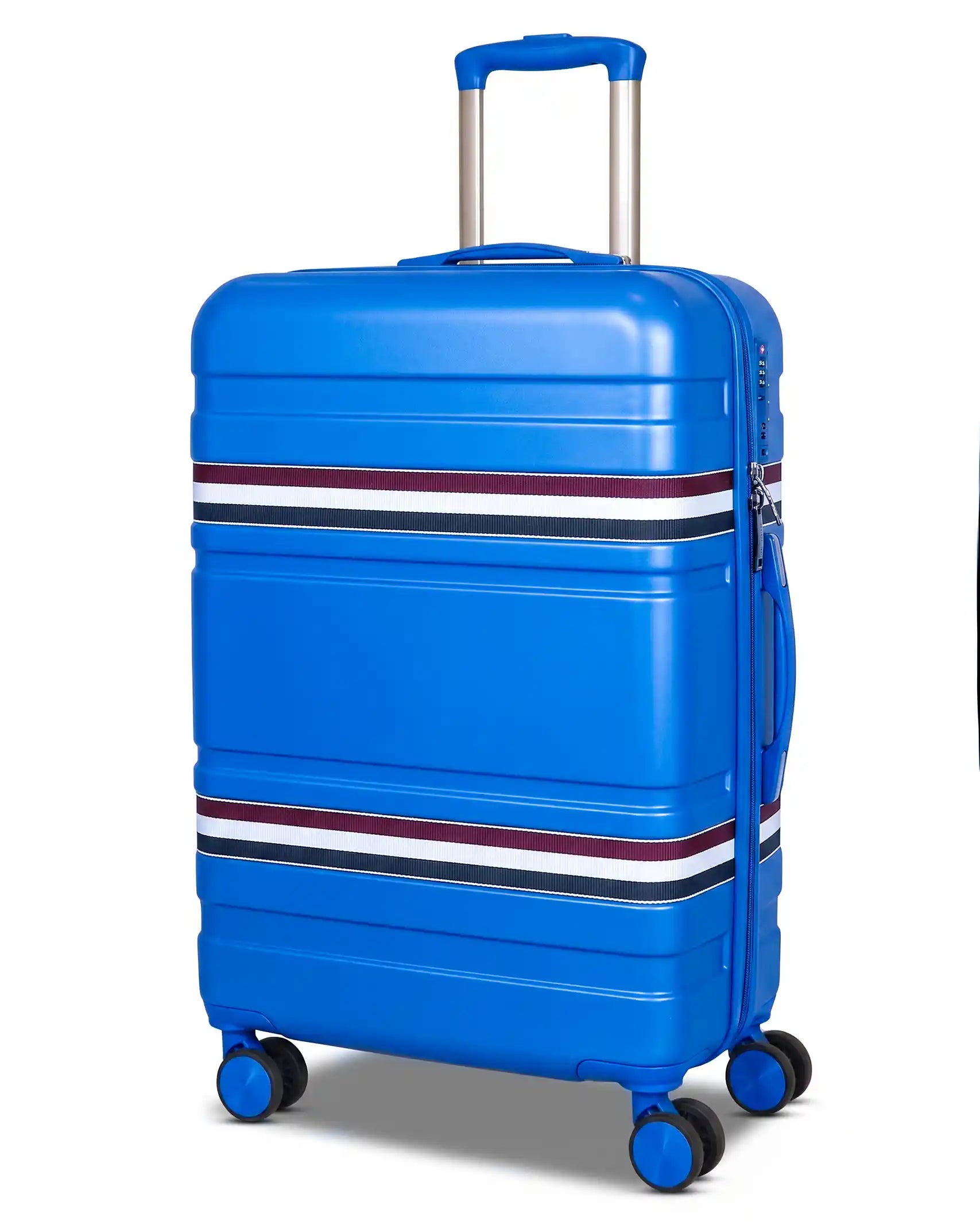 Travelus Printed Hard Shell PC Lightweight 3 Pcs Luggage Set in Multicolours | 20,24,28 Inches