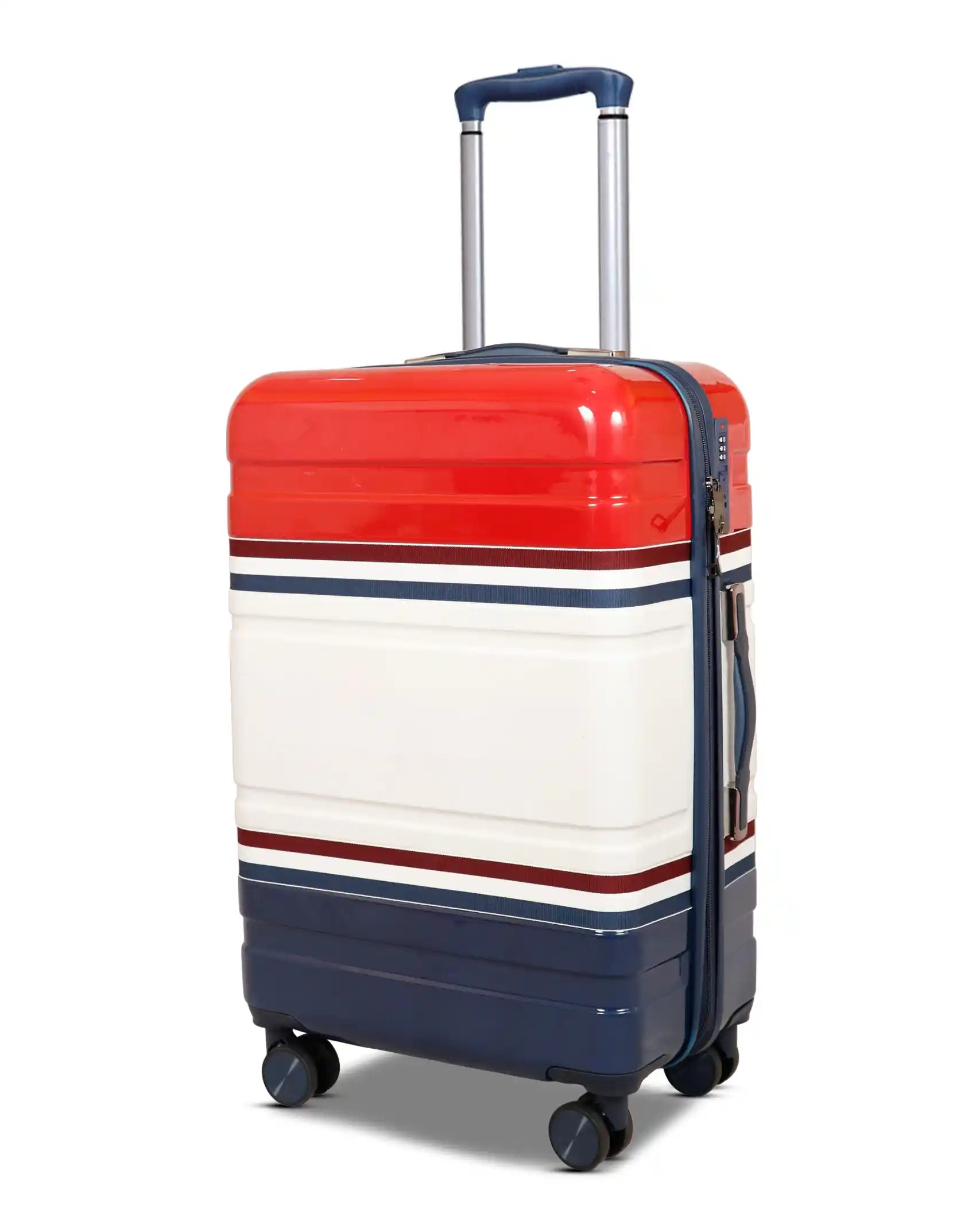 Travelus Printed Hard Shell PC Lightweight 3 Pcs Luggage Set in Multicolours | 20,24,28 Inches