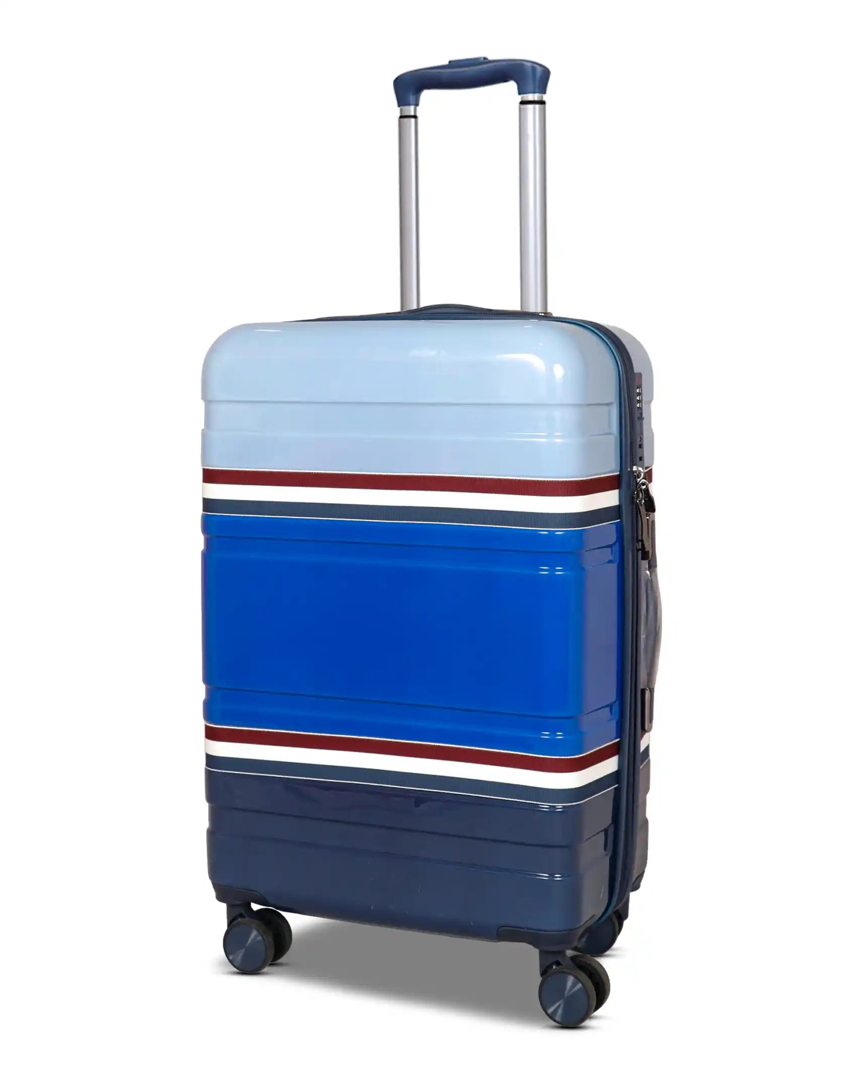 Travelus Printed Hard Shell PC Lightweight 3 Pcs Luggage Set in Multicolours | 20,24,28 Inches