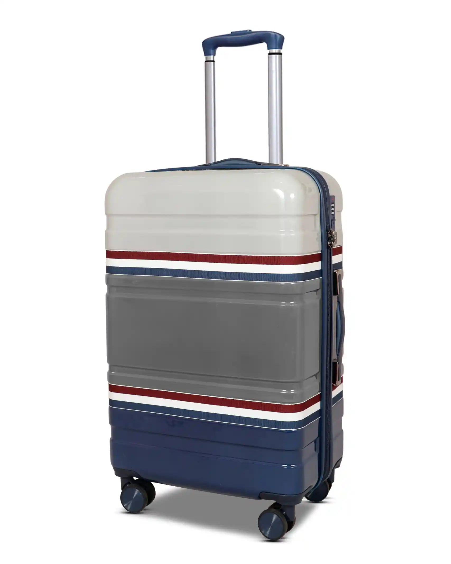 Travelus Printed Hard Shell PC Lightweight 3 Pcs Luggage Set in Multicolours | 20,24,28 Inches