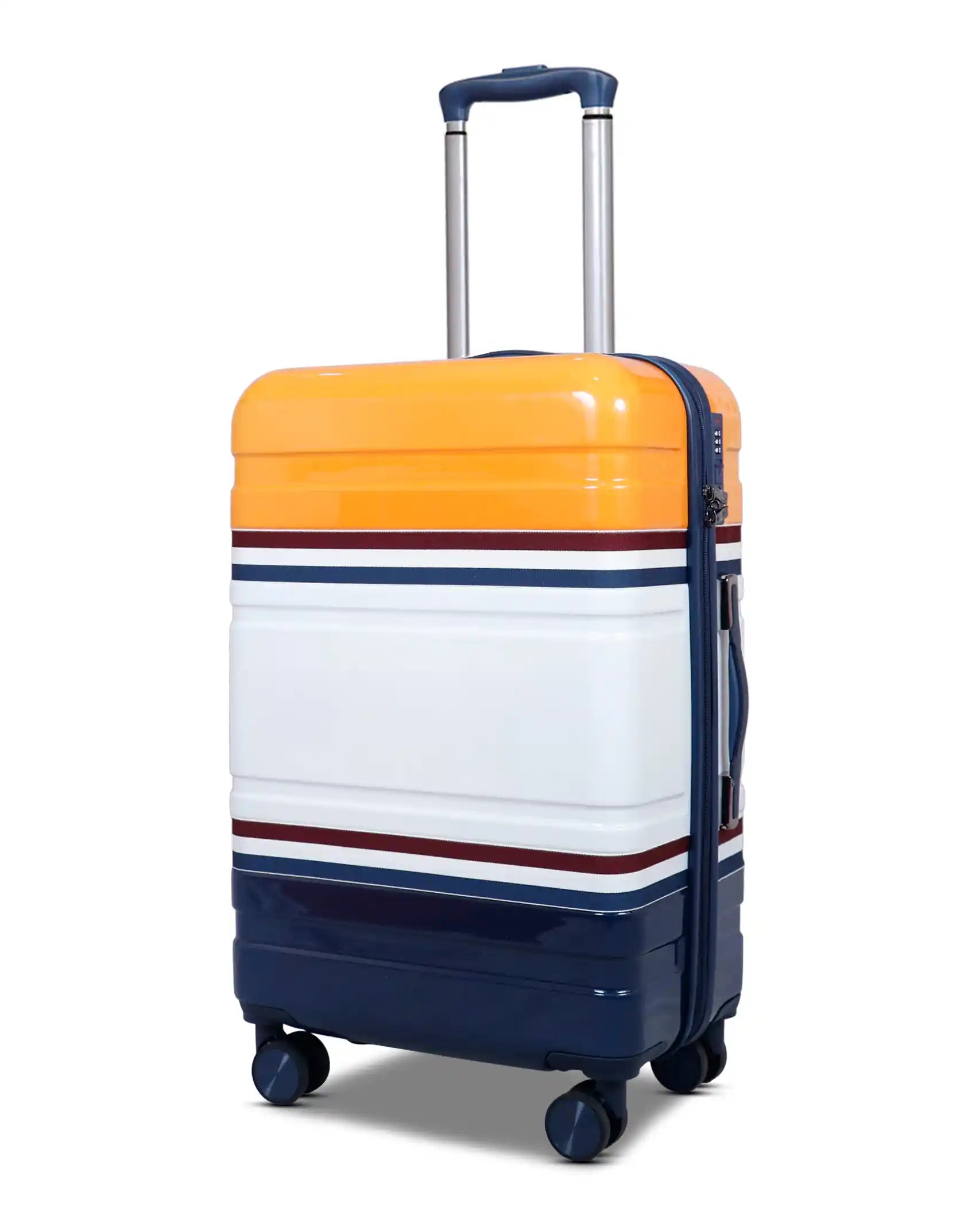 Travelus Printed Hard Shell PC Lightweight 3 Pcs Luggage Set in Multicolours | 20,24,28 Inches