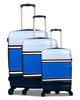 Travelus Printed Hard Shell PC Lightweight 3 Pcs Luggage Set in Multicolours | 20,24,28 Inches