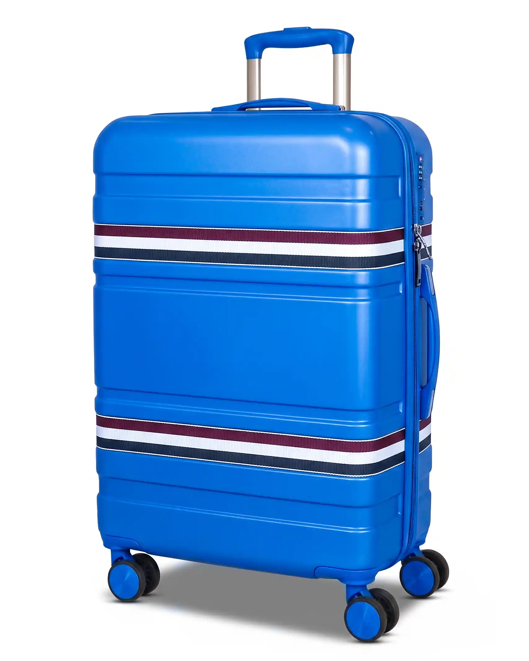 Travelus Printed Hard Shell PC Lightweight 3 Pcs Luggage Set in Multicolours | 20,24,28 Inches