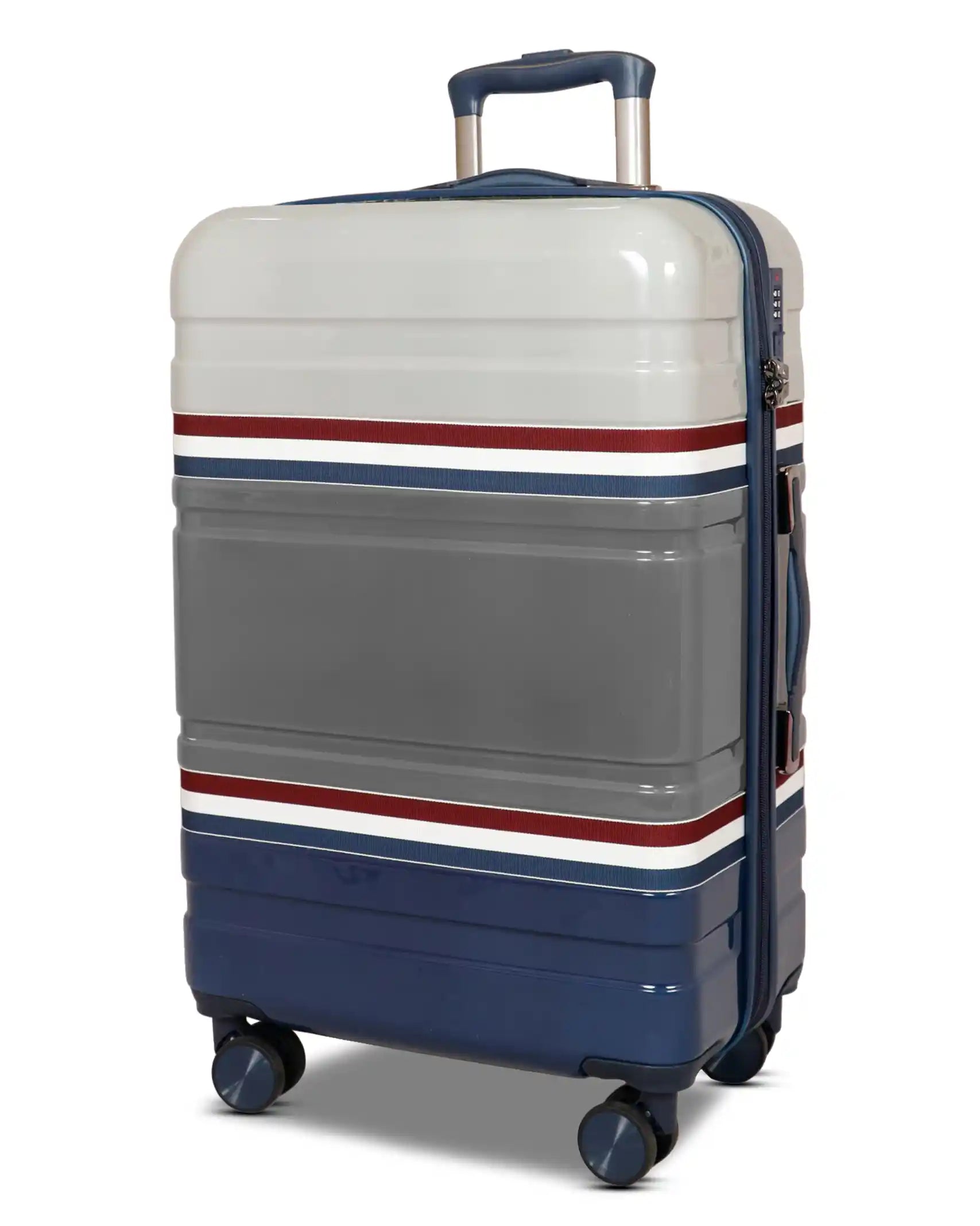 Travelus Printed Hard Shell PC Lightweight 3 Pcs Luggage Set in Multicolours | 20,24,28 Inches