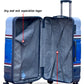 Travelus Printed Hard Shell PC Lightweight Medium check in Luggage with spacious interior